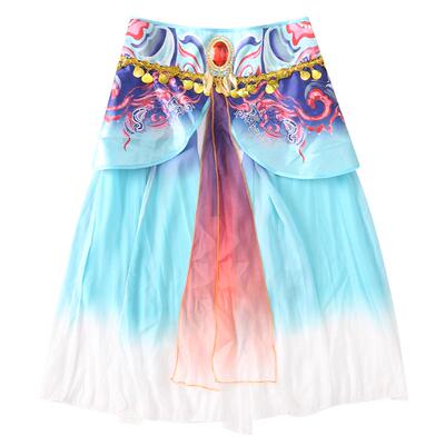 儿童敦煌飞天舞蹈演出服女飘逸