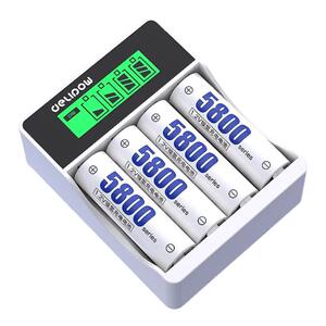 德力普5号7号充电电池大容量套装