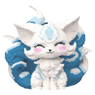 超大九尾狐积木50000粒成人版拼装玩具3d立体男女孩拼图2026新款