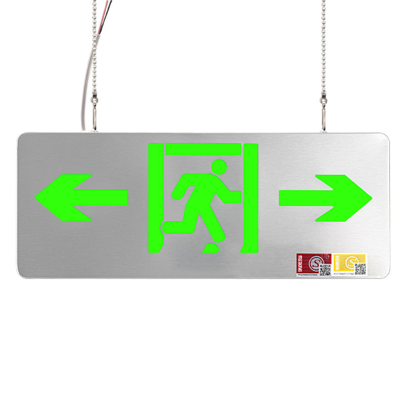 吊装双面双向指示灯牌不锈钢薄款