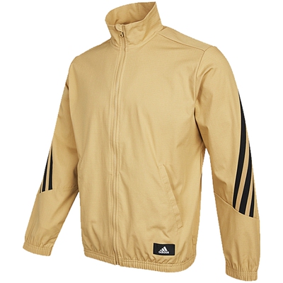 Adidas男新款立领外套梭织夹克