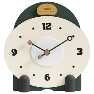 Mandeld客厅玄关入户装饰品家居电视柜台式座钟时钟办公桌面摆件