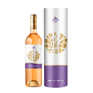 威海特产紫光圣果无花果酒12度女士低度1箱6桶原汁无花果酒750ml