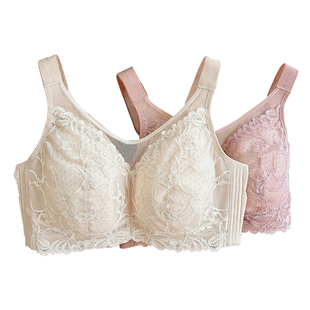 纯棉包裹感~BCDEF显瘦显小内衣薄款抹胸全罩杯无钢圈防下垂文胸