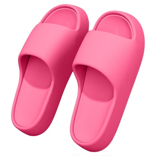 【中国红】EVA凉拖鞋厚底女士踩屎感居家室内防滑外穿情侣拖鞋男