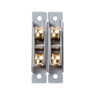 重型塑钢推拉门滑轮不锈钢轨道地断桥铝合金移门轮子门窗滚轮配件