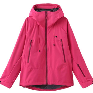 玫红色冲锋衣款外套女2026新款春秋户外三合一防风防水多巴胺穿搭