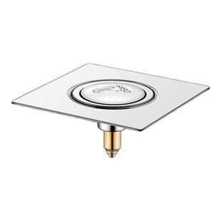 卫生间地漏防臭器弹跳芯密封盖下水道防返臭虫神器通用按压脚踩式