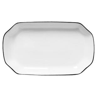 1只鱼盘9.9元陶瓷家用大号鱼盘长方形盘子菜盘碟子蒸鱼烤鱼北欧风