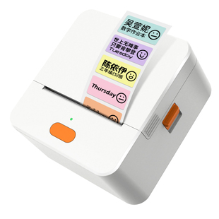 德佟P1标签机打印纸马卡龙色系不干胶贴纸幼儿园学生书本水杯彩色防水姓名贴自粘名字贴蓝牙手持便签打印机