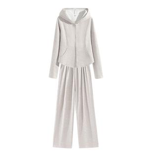 班尼路S&K系列休闲运动套装女秋季新款外套休闲裤小个子两件套女N