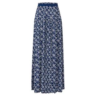 [双面穿]DVF2026春夏新款蓝白绿野仙踪水波米花半身裙KL1U001