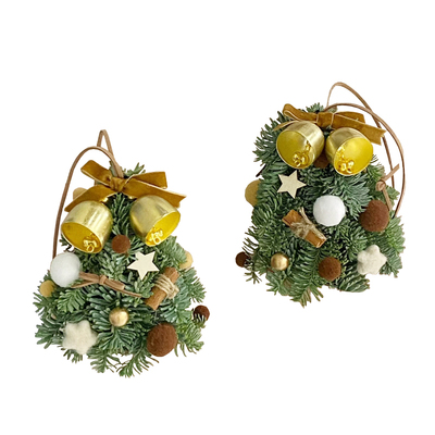 香桔ins风迷你诺贝松圣诞树摆件