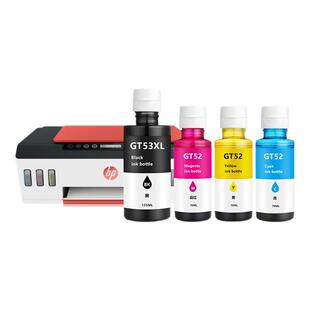 申色适用惠普GT53XL墨水GT52/GT51XL墨盒tank411 582 410 518 519 510 531 672 726 755 599打印机墨水喷墨
