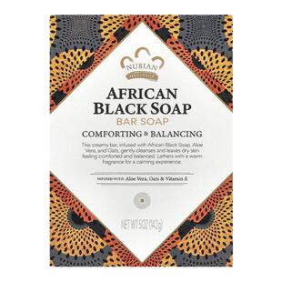 香港直邮nubian heritage黑皂手工皂改善黑头清洁毛孔142g正品