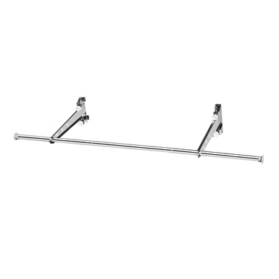 不锈钢阳台免打孔窗框晒被晾衣架