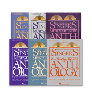 女高音 歌唱家音乐剧选集 CD伴奏音乐 不含乐谱 共5册 海伦德原版进口 Soprano The Singers Musical Theatre Anthology