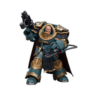 JOYTOY暗源战锤荷鲁斯之子穿铁骑终结者盔甲的执政官1:18可动兵人