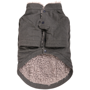 五魁首狗狗牛仔外套羊羔绒衣服厚款中大型犬秋冬款衣服加绒加厚