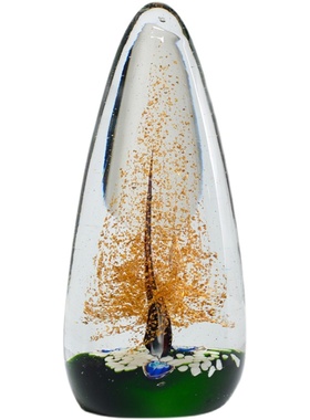 发财树琉璃摆件轻奢现代