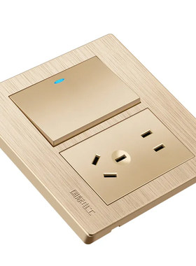 国际电工金色120型开关插座面板