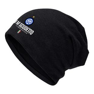 国际米兰队劳塔罗国米足球迷包头帽子男女儿童装学生保暖套头棉帽