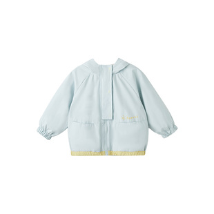 [小晴风]博睿恩儿童防风雨外套春季新款轻量户外宝宝软壳冲锋外套