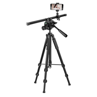 手机拍摄专用滑轨支架稳定器美食俯拍直播专业移动拍照三脚架拍视频录制摄影平移录像轨道全景云台落地支撑架