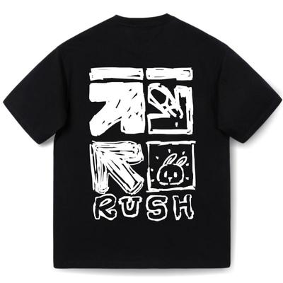 纯棉同款潮牌短袖印花重磅箭头