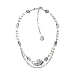 【RED同款】WEALTHYBOO珍珠皓石项链叠戴轻奢锁骨链串珠2025新款