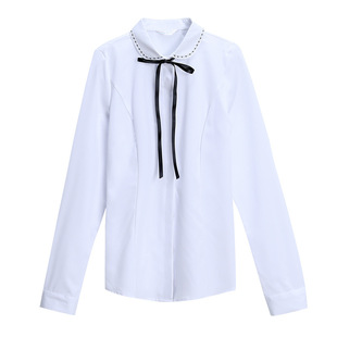 白衬衫女长袖职业装2026春秋新款韩版白领正装ol气质正肩工作服