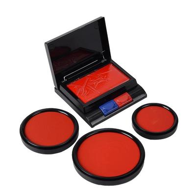 立信速干半自动双色中号工具印台