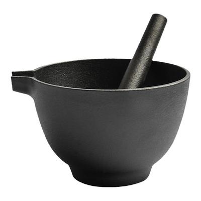 小幸福铸铁无涂层研钵器