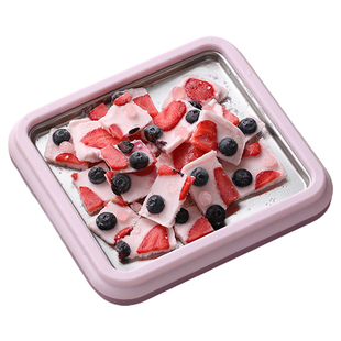 荣事达纯钛炒酸奶机家用小型炒冰机儿童学生自制专用不插电大号