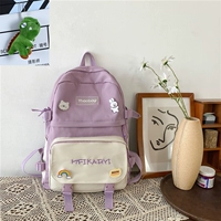 Сиреневый значок, динозавр, подвеска