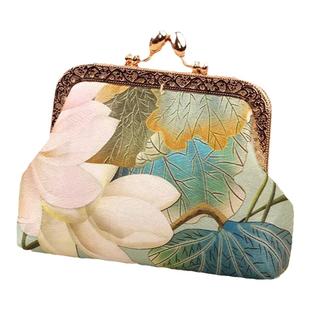 信封包钥钥手工diy口金包自制材料包直播宋锦解闷手作缝制礼物