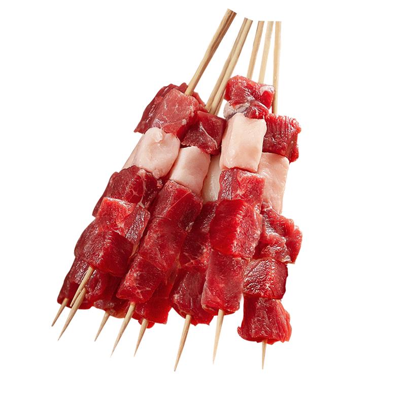 芈羊羊宁夏滩羊非半成品新鲜羊肉串纯肉4斤家庭烧烤户外烧烤食材