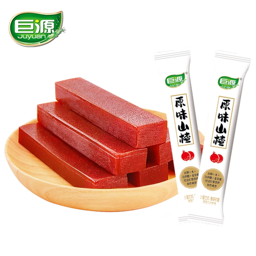 巨源原味山楂 零食条糕片卷400g*2袋老式果丹皮小包装无添加色素