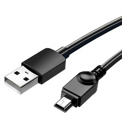 miniUSB数据线V3接口行车记录仪MP3/MP4老年机迷你充电线老款T型口移动硬盘佳能相机收音机转T型旧款车载PMP