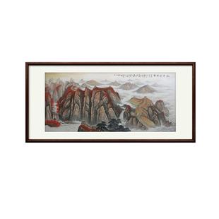幽燕金秋图名家手绘山水画新中式客厅靠山办公室招财国画水墨挂画