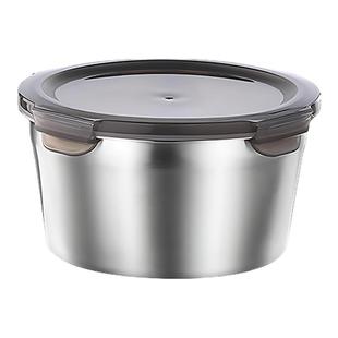 蒸蛋碗304不锈钢汤碗带盖饭盒密封保鲜盒水果盒蒸鸡蛋羹专用饭碗