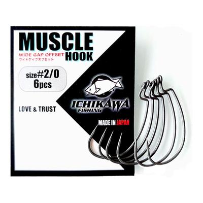 市川加强宽腹曲柄钩MUSCLEHOOK