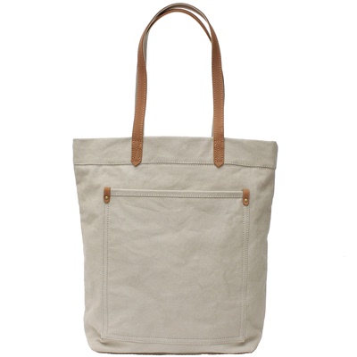 加密帆布简约大容量通勤托特包