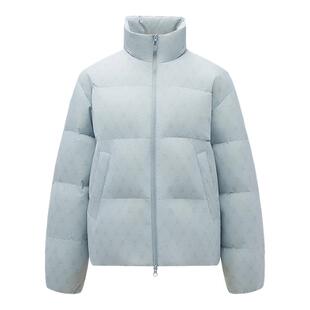 波司登奥莱25新款女时尚休闲简约高级感显白柔和色系立领羽绒服