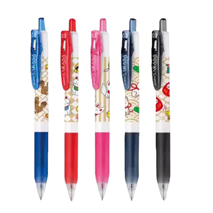 日本zebra斑马中性笔JJ15心愿限定第二弹SARASA幸运款达摩招财猫按动笔学生用0.5mm彩色水笔御守新年许愿