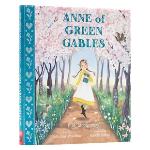 绿山墙的安妮 Anne of Green Gables 精美插图 英文原版经典童话故事书章节文学小说 Nosy Crow 纹理纸护套