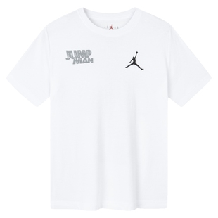 Jordan童装儿童短袖打底衫2025夏季新款男童潮服上衣白TJD2422025