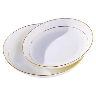 景德镇陶瓷盘子菜盘家用新款碟子餐具深盘菜碟高级饭盘轻奢餐盘