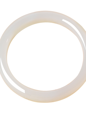 凤飞凰和田玉羊脂白玉手镯女款