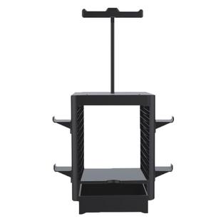 适用于PS5游戏收纳架ps4光盘收纳手柄耳机支架xbox手柄游戏盘光碟收纳盒switch游戏手柄支架ps4光碟收纳架